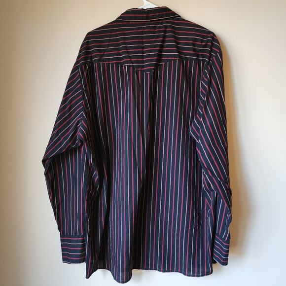Vintage Wrangler Long Sleeve Shirt Mens Size 2X Button Up Pearl Snap Black Red - Picture 7 of 8